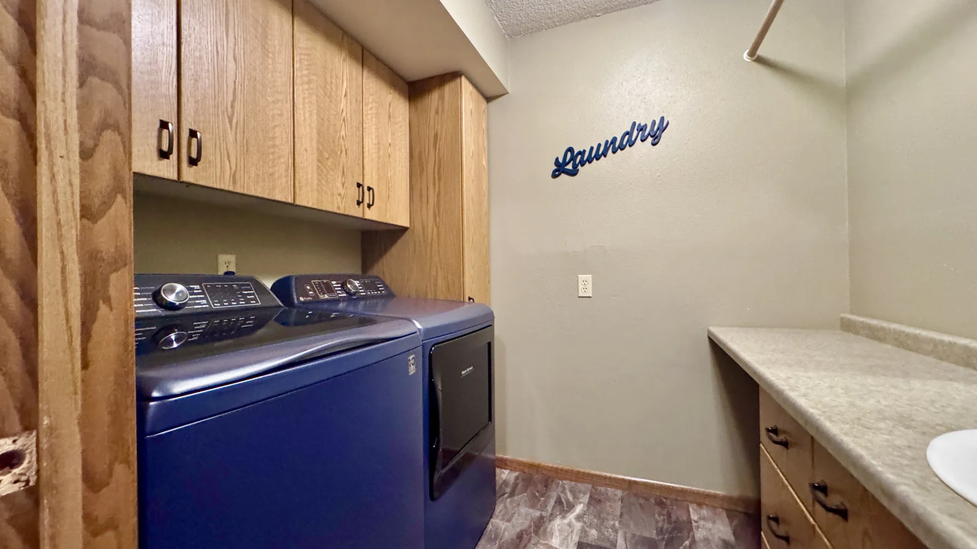 Blue appliances do not convey!